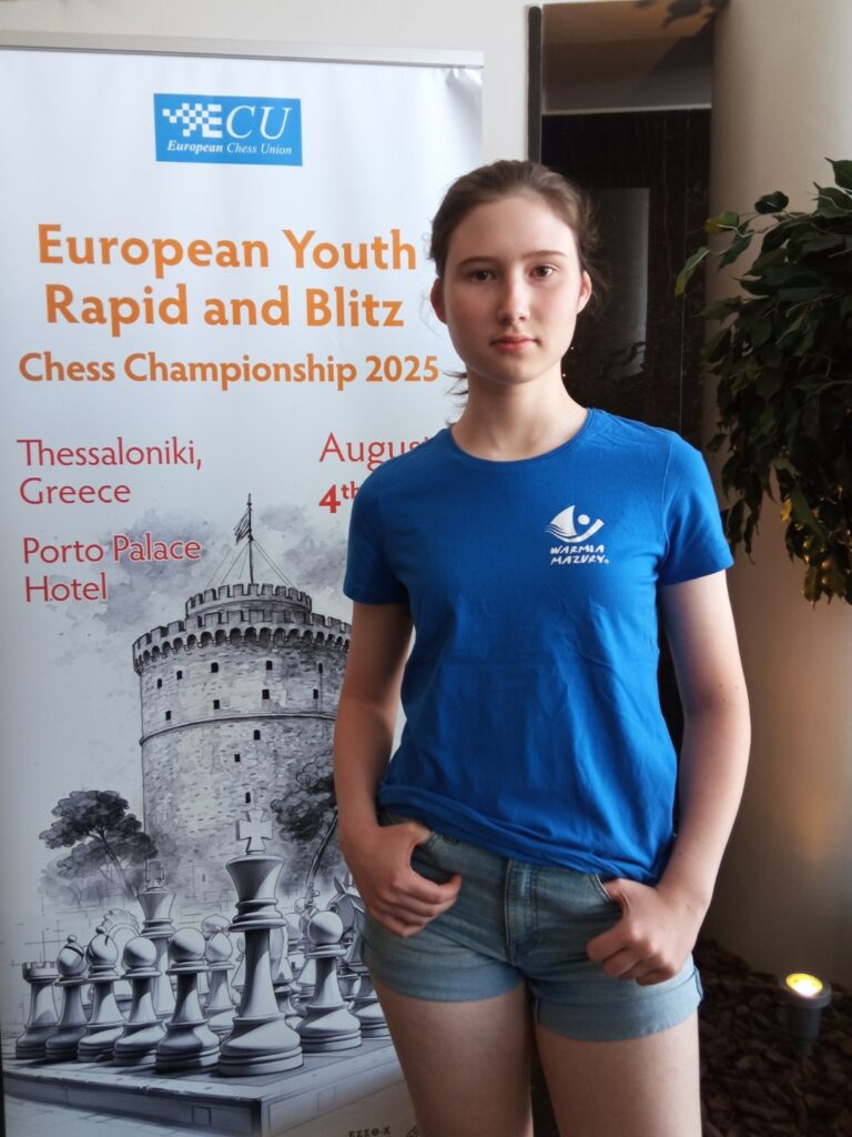 Anna Kawa z Olsztyna brązową medalistką Mistrzostw Polski Juniorów w szachach błyskawicznych
