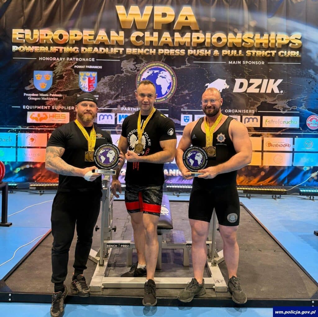 Rozbił bank na Mistrzostwach Europy! Policjant z Mazur zgarnia trzy złota